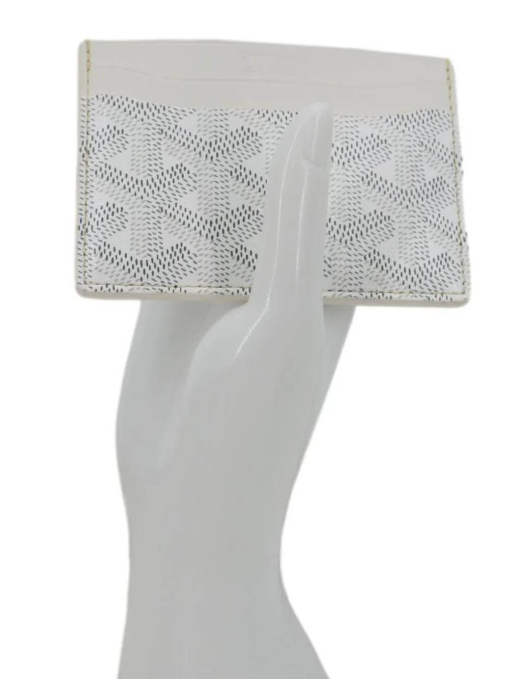 Goyard  Saint-Sulpice Coated Canvas Card Holder White